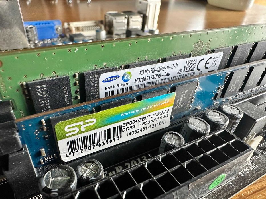 Płyta główna MSI H61M-P20 + Intel Core i5-3350P + 8GB RAM DDR3 (2x4GB)