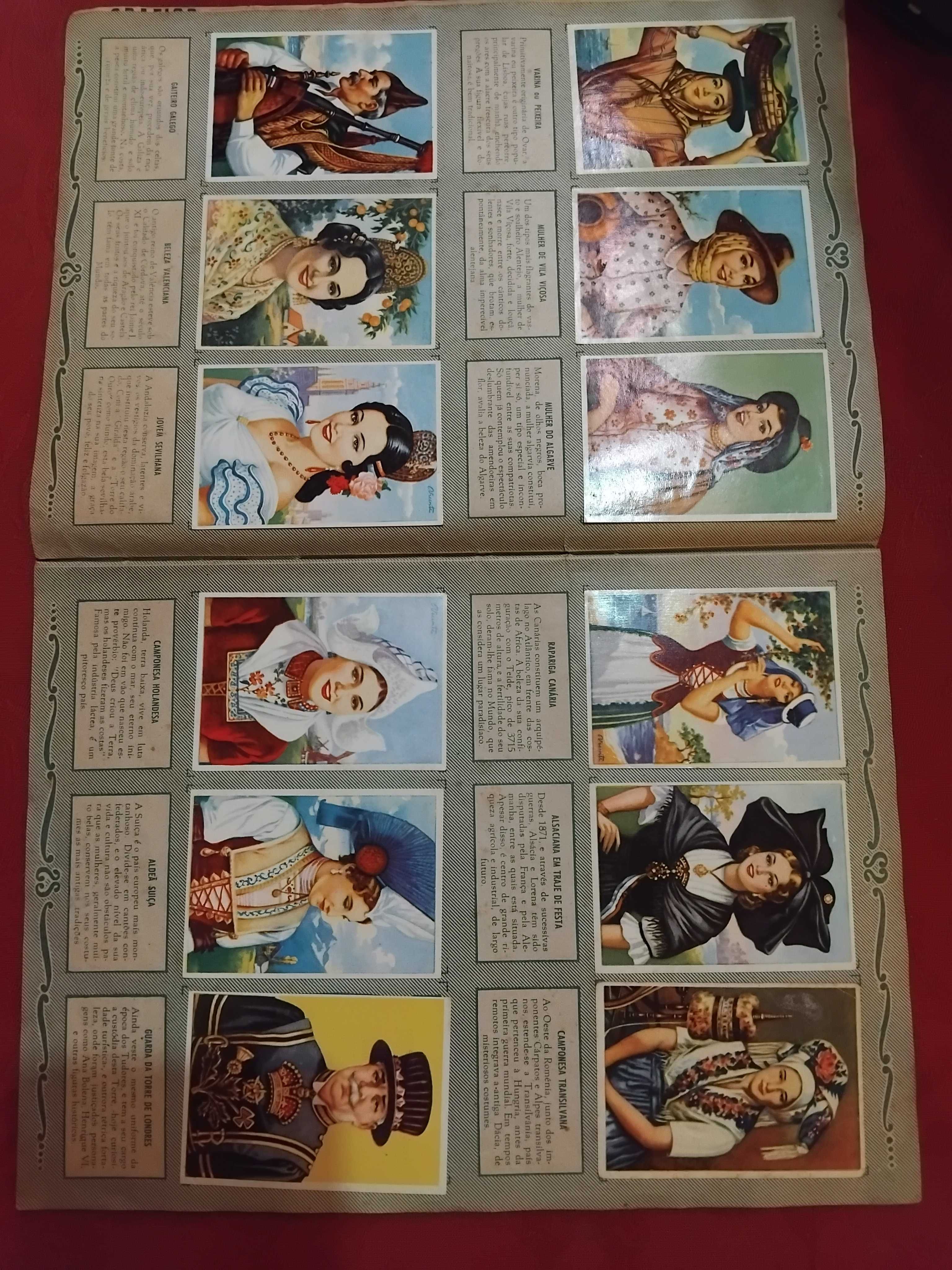 Coleção de cromos Povos (Raças) do mundo
