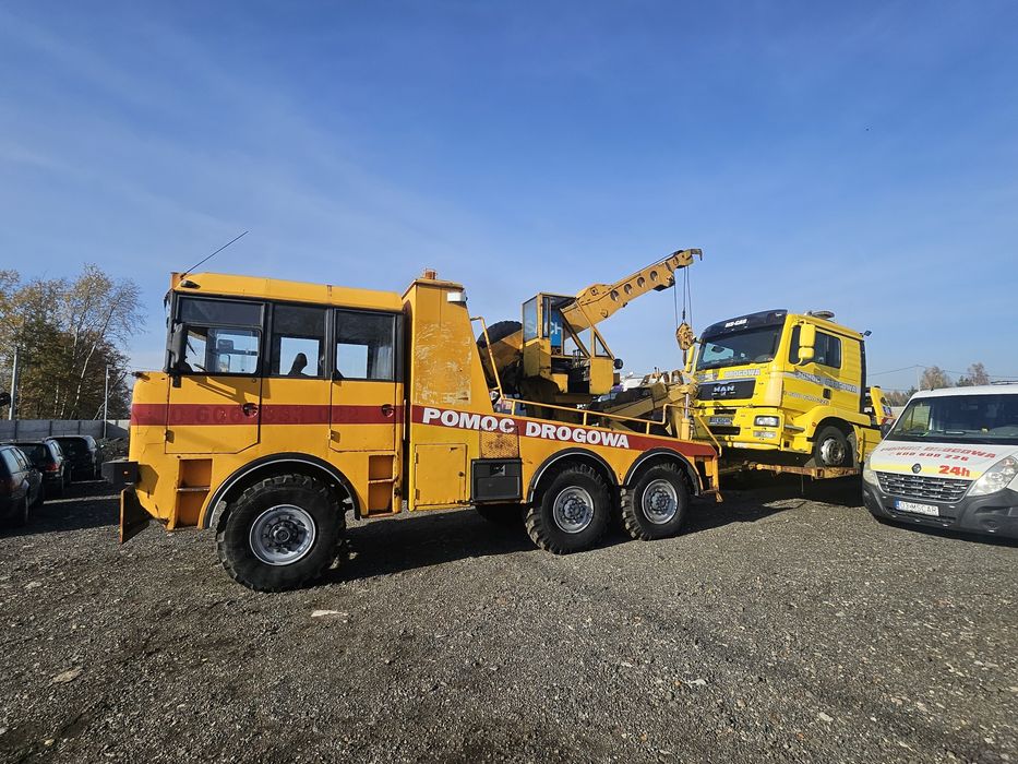 Pomoc Drogowa Holownik 6x6 rotator widelec 5 wciągarek możliwa zamiana
