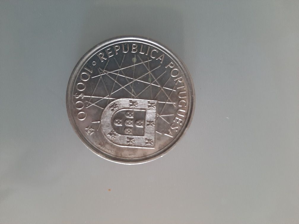 moeda comemorativa 100 escudos 1989