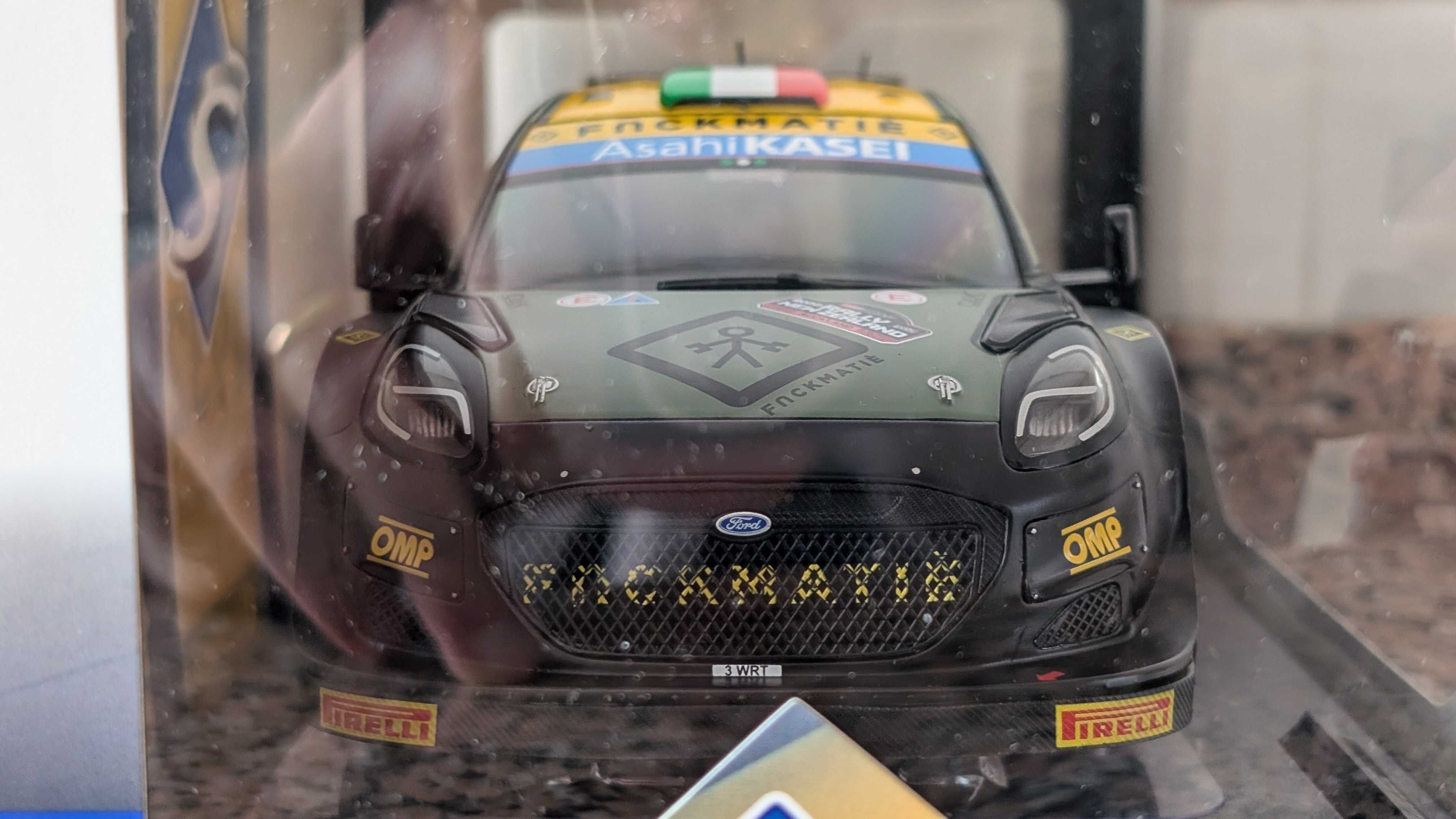 Solido 1:18 Ford Puma Rally1 Bertelli WRC Rali Nova Zelândia 2022