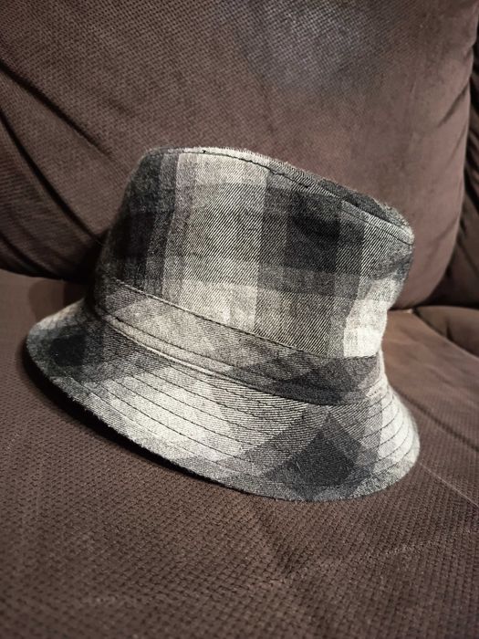 Letni Kapelusz Rybacki Bawełniany Bucket Hat w Kratkę Reserved