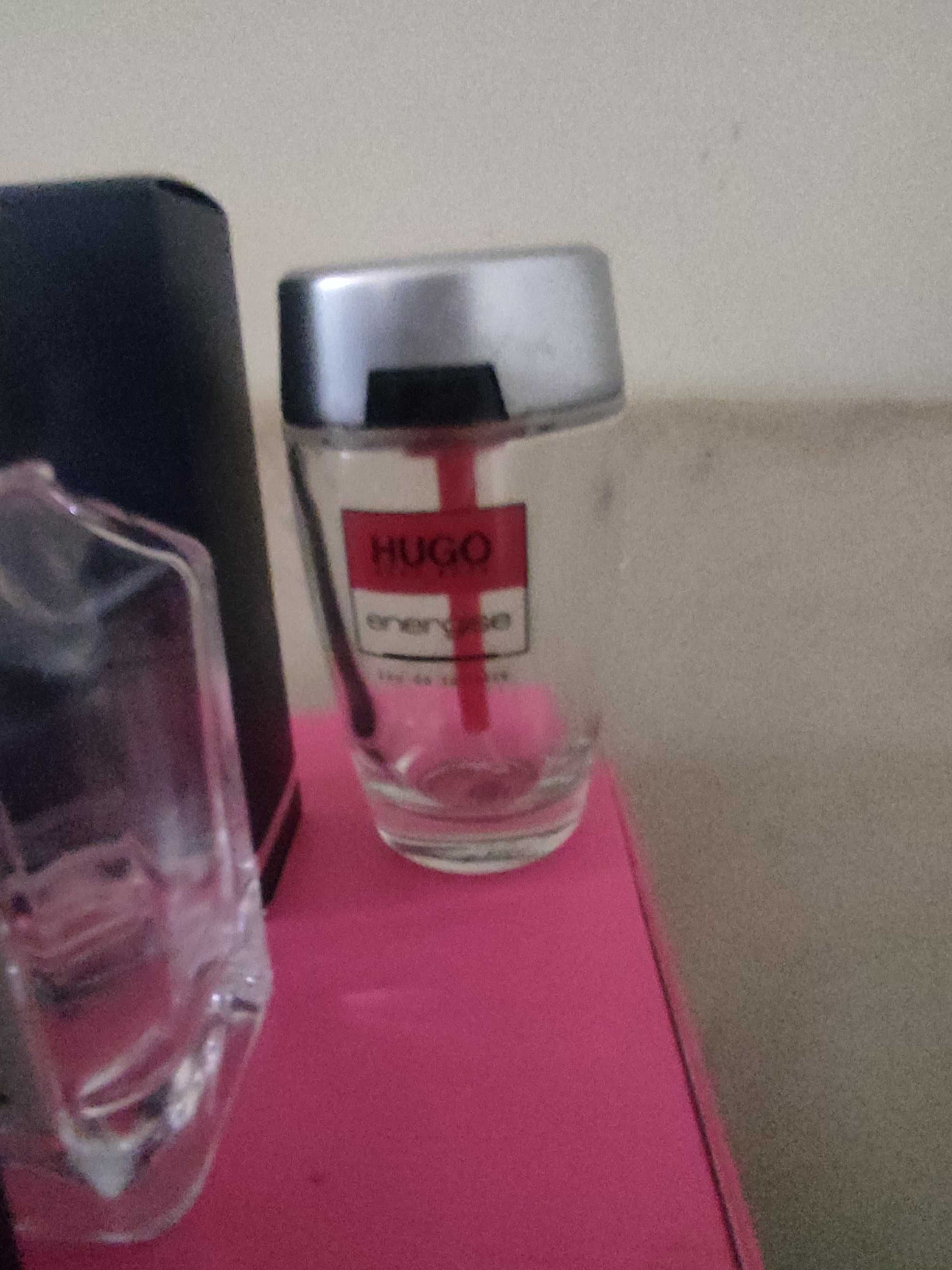 Paco Rabanne Invictus Hugo Boss Energise Lacoste flakony po perfumach
