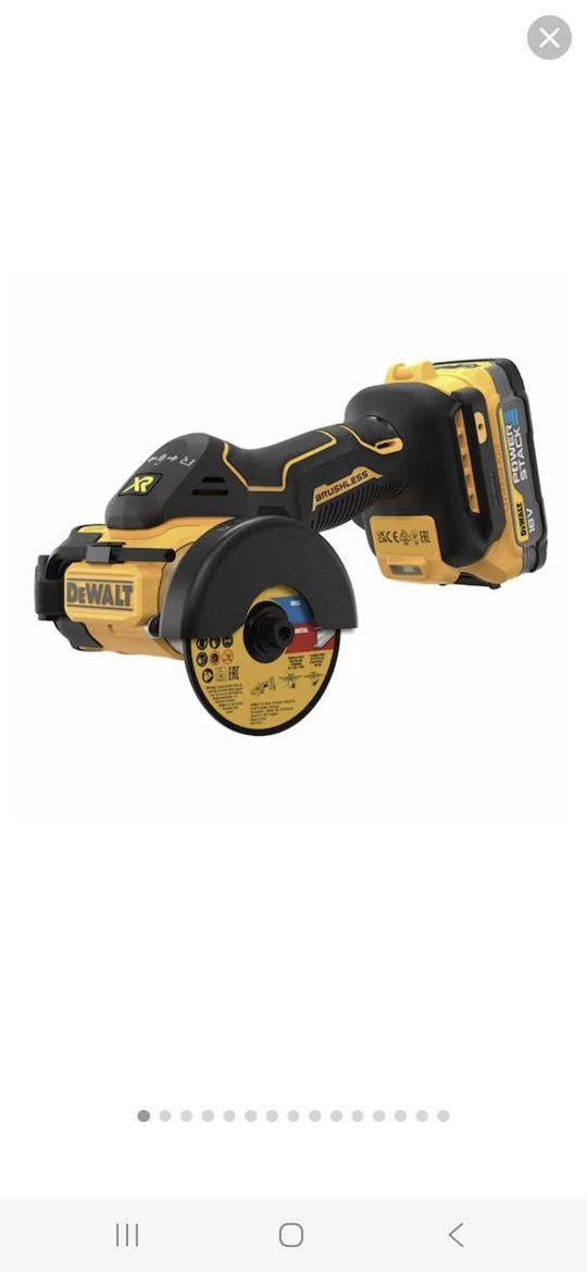 Szlifierka kątowa DeWALT DCS438E2T