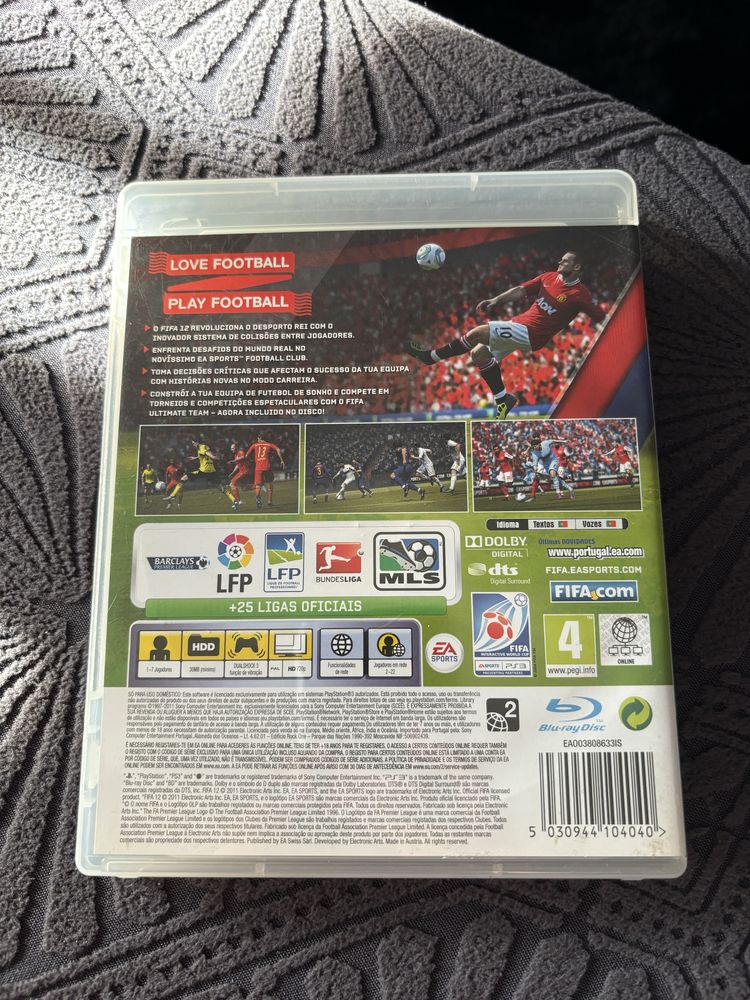 Jogo para PS3 FIFA 12