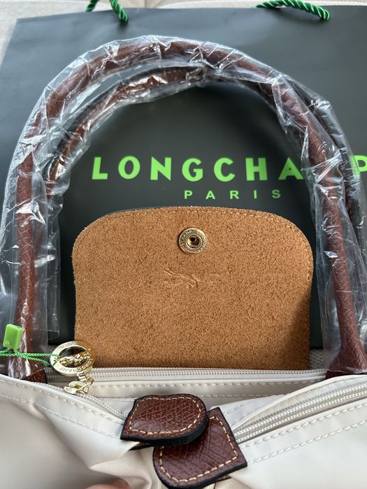 Torebka Longchamp kremowa M