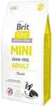 Brit Care GF Mini Adult Lamb для дорослих собах міні порід, ягня