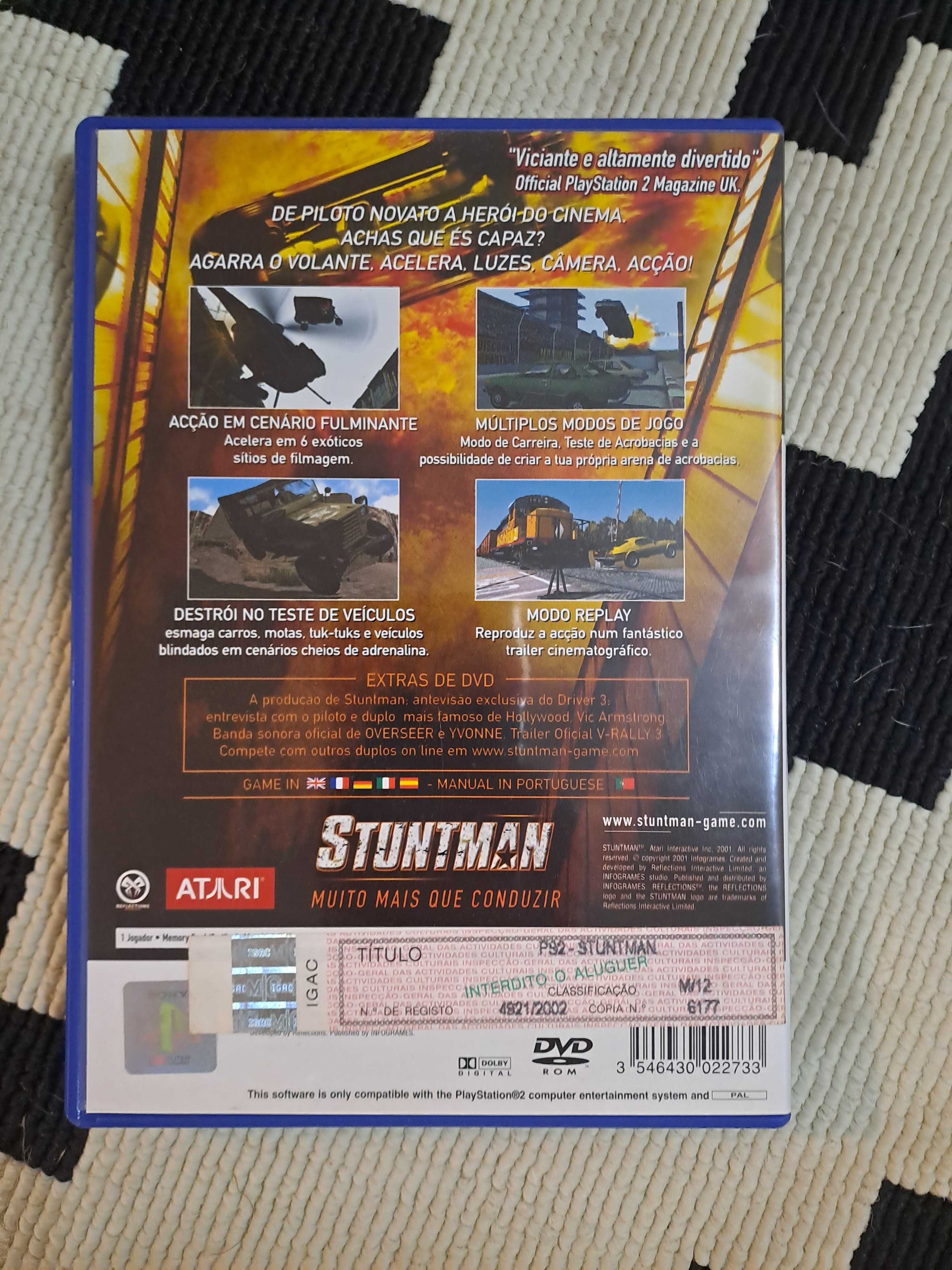Jogo Playstation 2 "Stuntman"