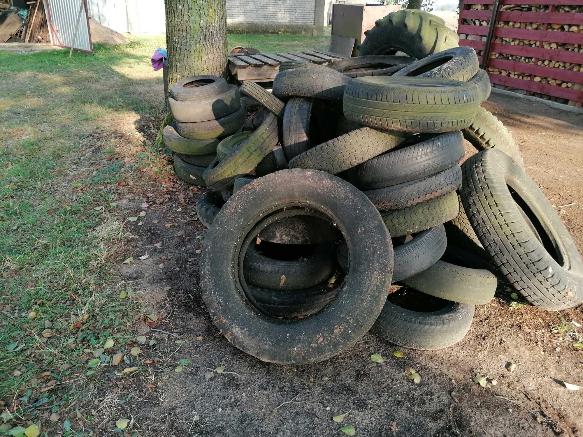 Oddam  zużyte opony