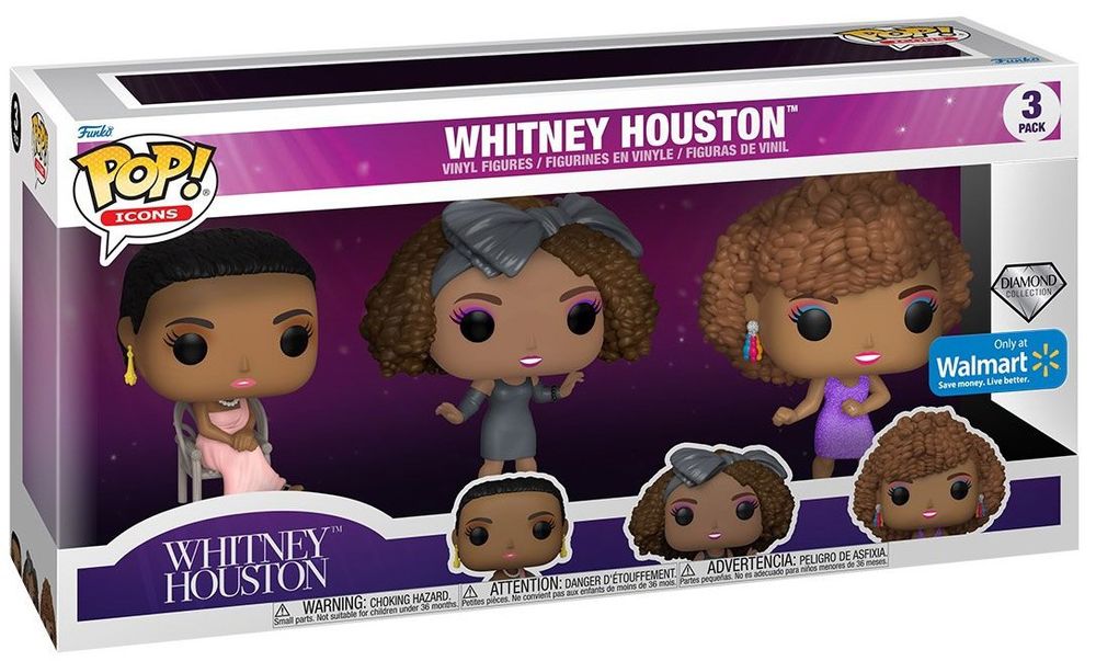 Funko POP! Rocks Whitney Houston 3pak