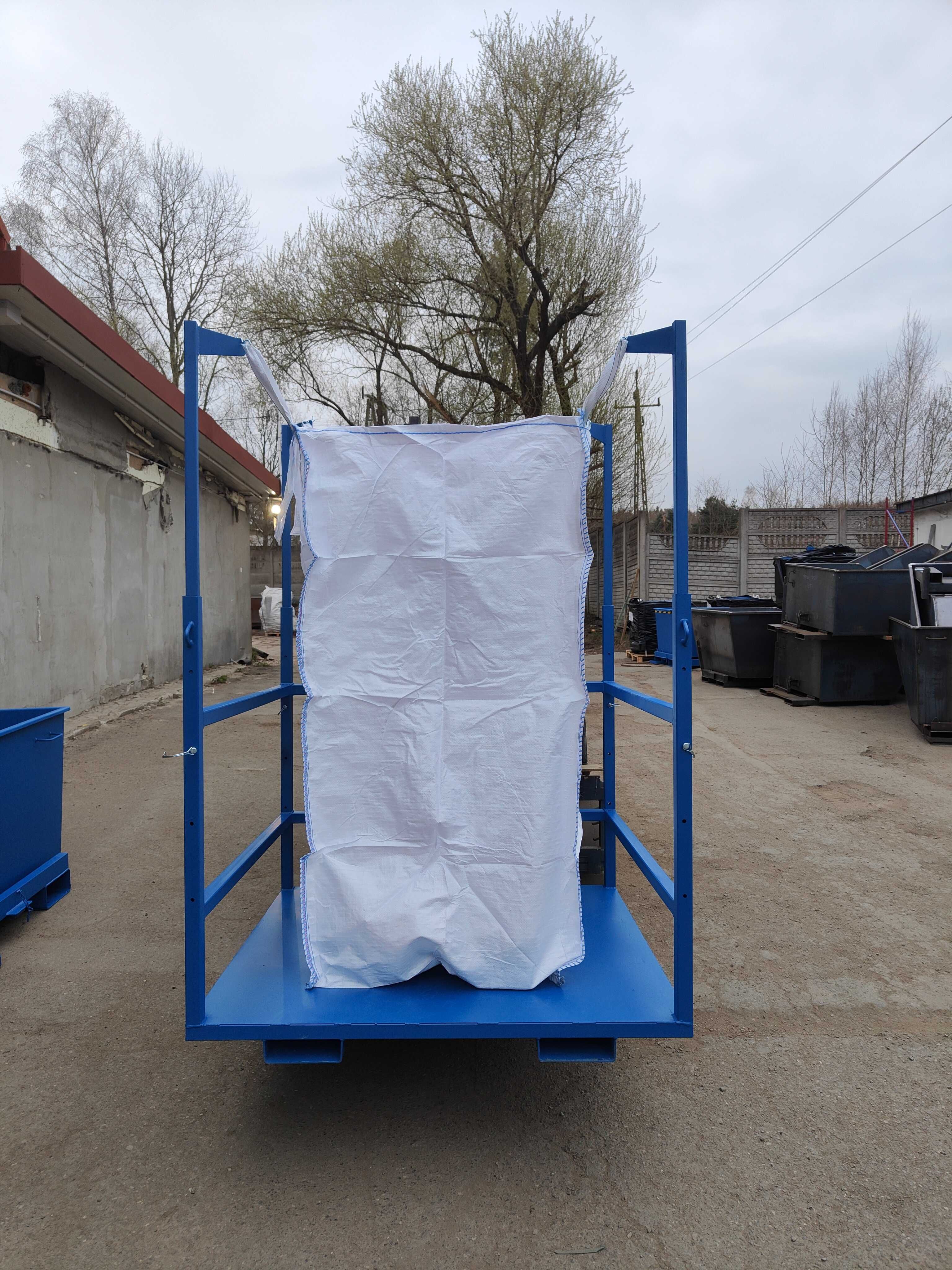 Stojak na worki Big Bag z podstawą paletową