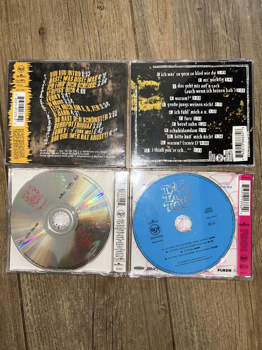 Tic Tac Toe 4 płyty CD oryginalne stan bdb cena za komplet RAP Hip Hop