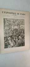 Antigo jornal l'exposition de Paris de 1889