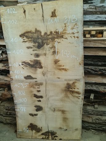 Stół dąb suchy monolit lite drewno blat drewniany live edge wood loft
