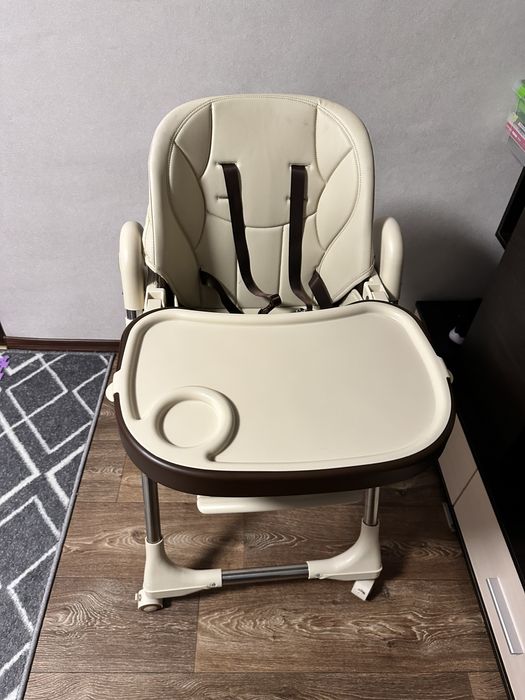 Дитячий стільчик-шезлонг 2в1 для годування