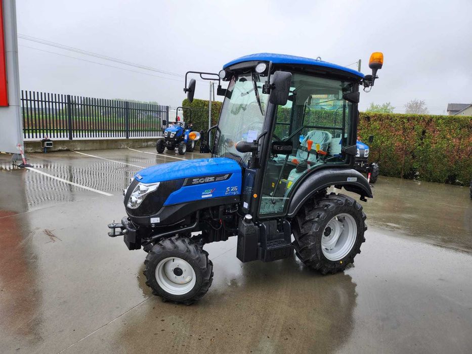 Ciągnik mini Solis S 26 4wd - HST - KABINA -  Idealny do odśnieżania