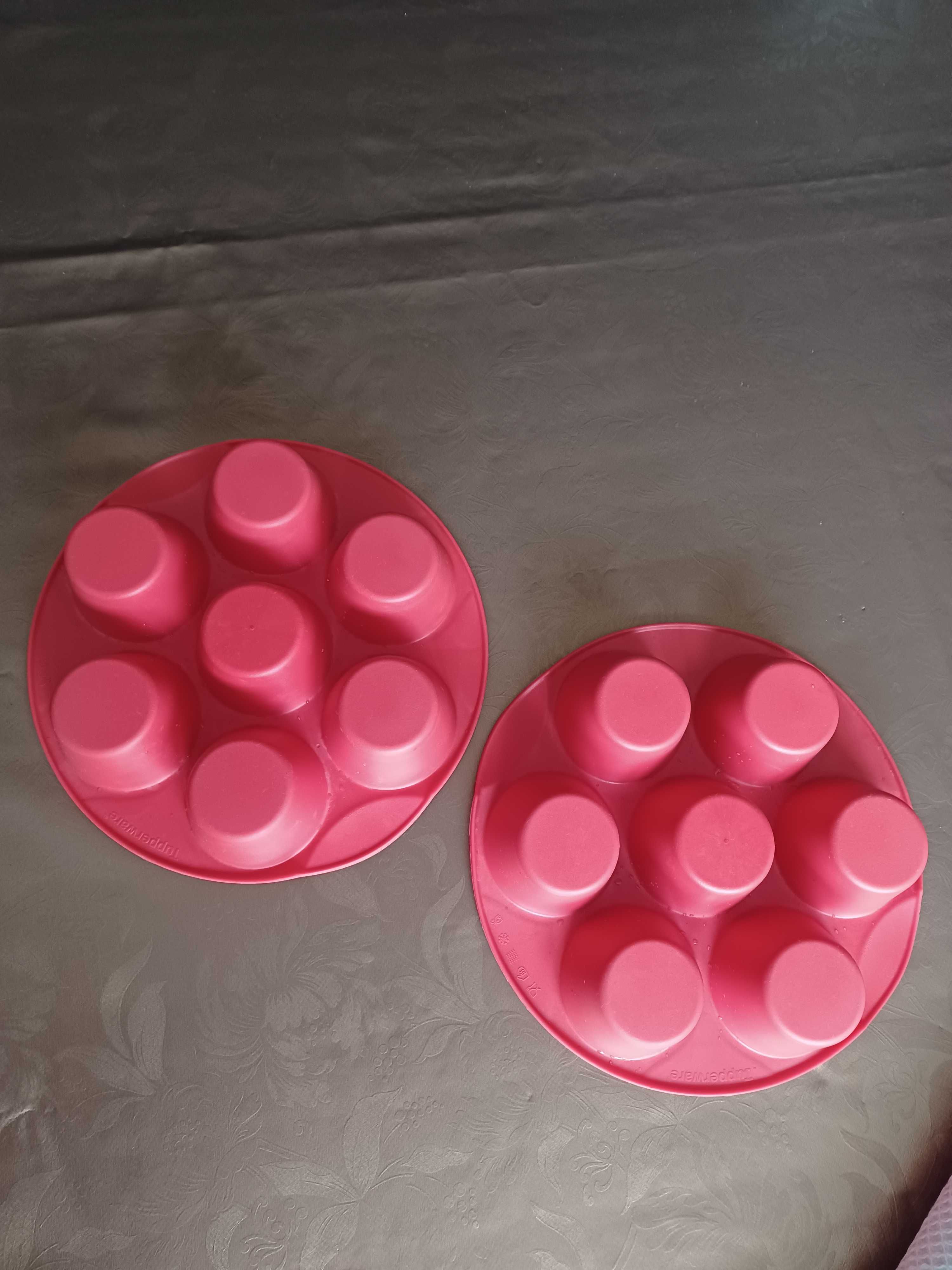 Formas de silicone da Tupperware - Vermelhas