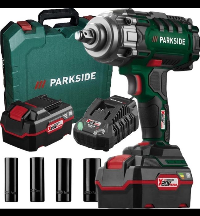 20V Klucz udarowy PASSK 20-Li C4 Parkside z akumulatorem i ładowarką