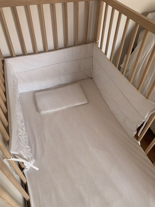 SNIGLAR Berço, faia, 60x120 cm