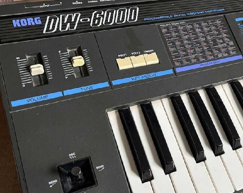 KORG DW 6000 pamiętacie  Europe? Kultowy sprzęt