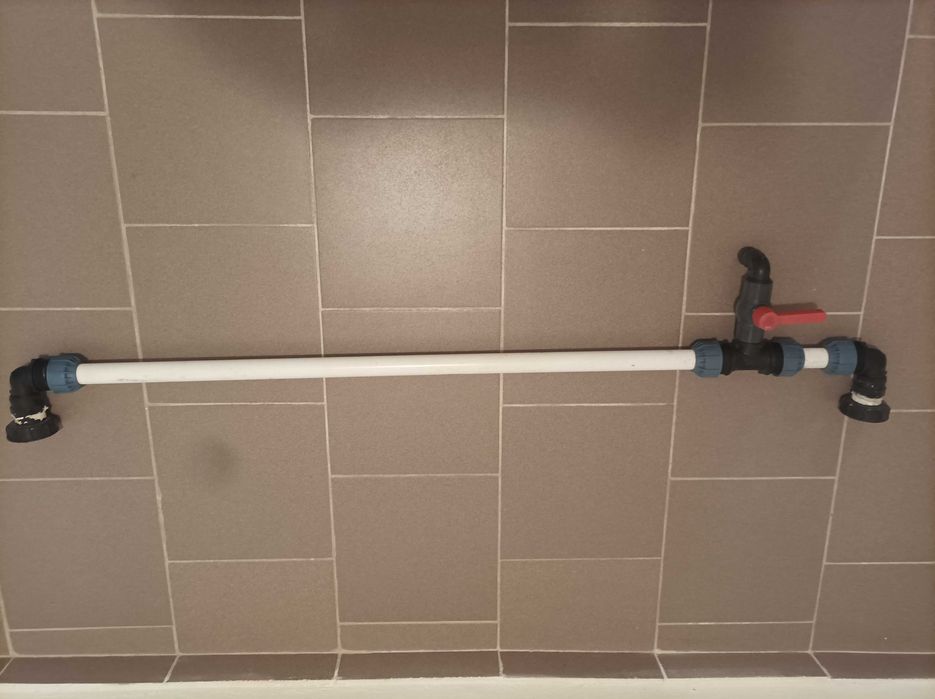 Kran, złącze, podłączenie dwóch mauzerów