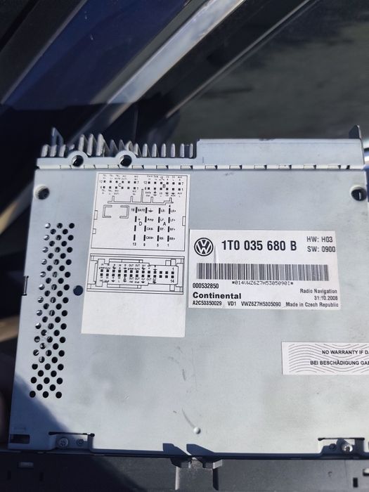 Radio 2 din volkswagen vw RNS 510