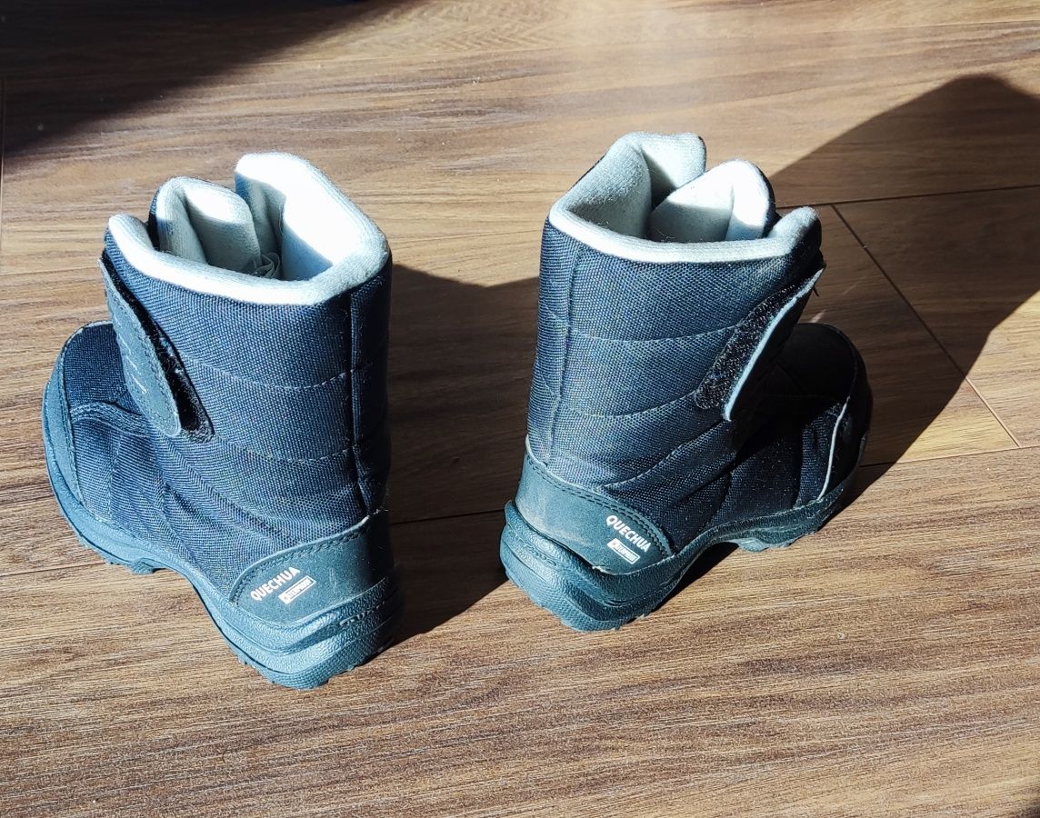 Buty zimowe śniegowce Decathlon r.27, Waterproof