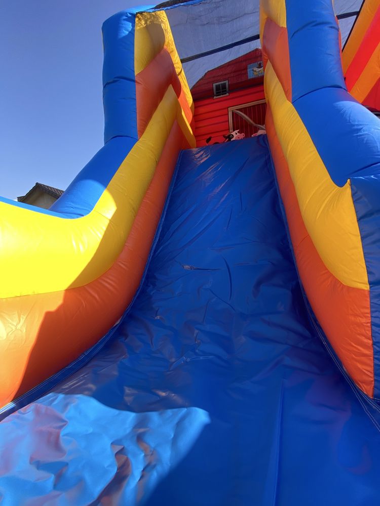 Dmuchaniec 5m x 3,5m x5m , zamek dmuchany , urodziny , zjeżdżalnia