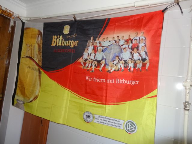 . Прапор збірної з футболу. Евро 2006. Німеччина. Оригінал.