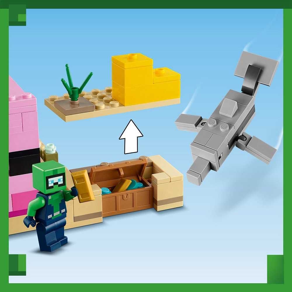 Klocki Lego minecraft 21247 Dom Aksolotla