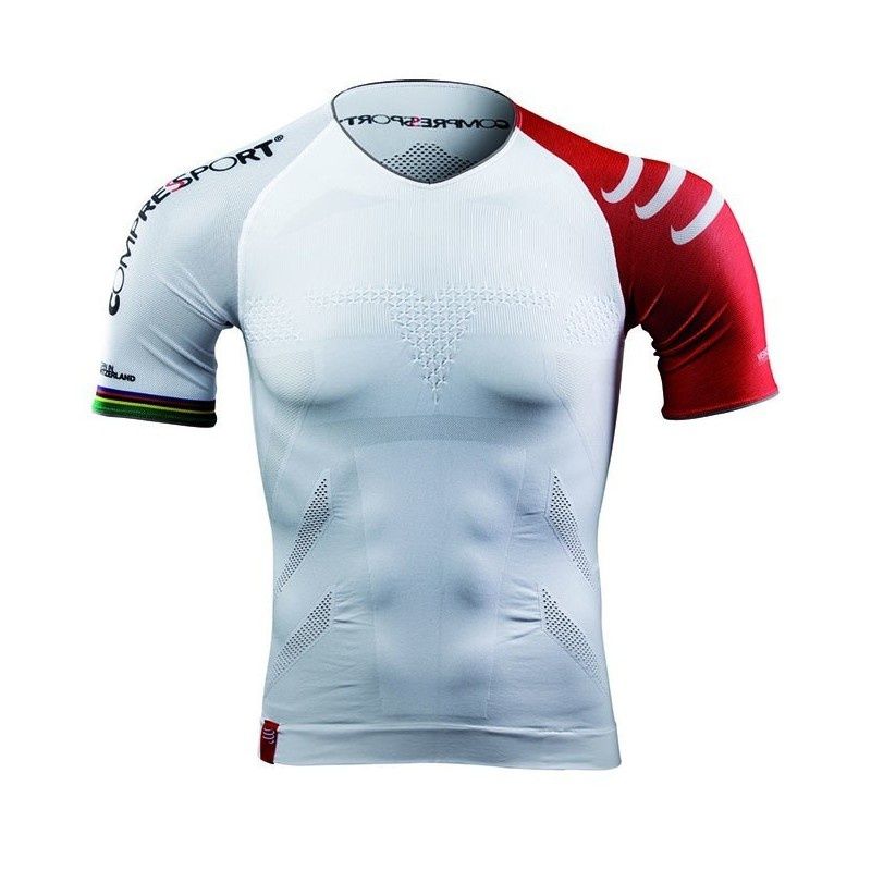 Компресійна термофутболка Compressport Pro Racing Triathlon. Роз. S/М