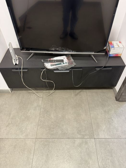Zestaw 3 szafek – duża, pod telewizor i wisząca, bardzo dobry stan