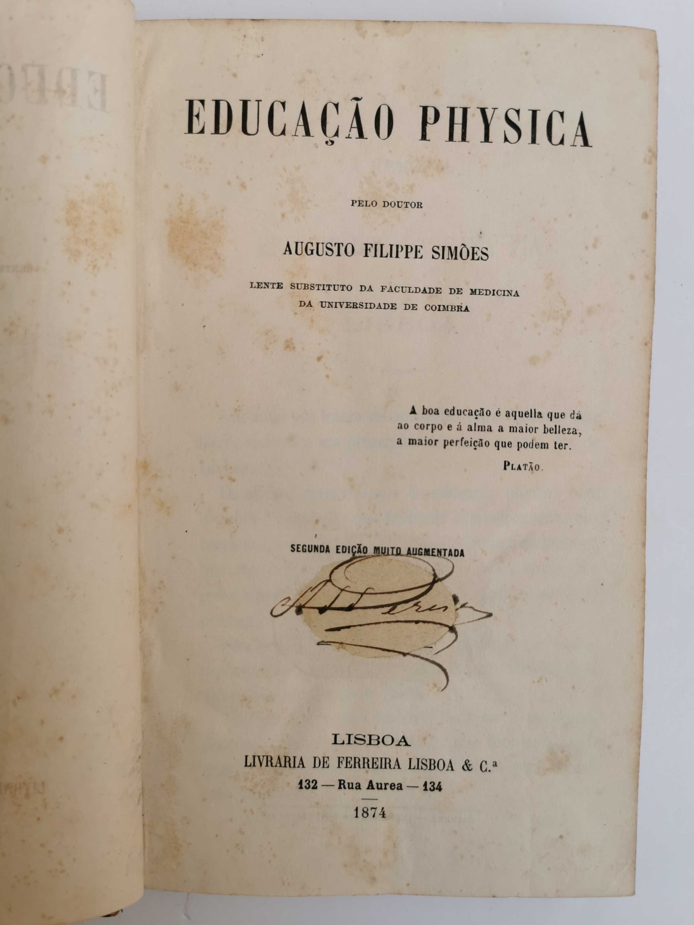 EDUCAÇÃO PHYSICA (publicação de 1874)