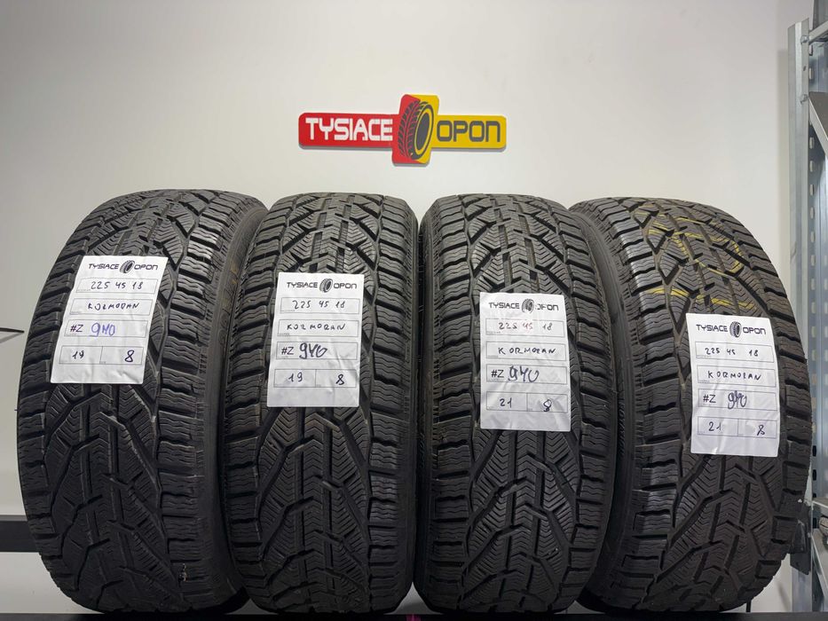 Opony Zimowe 225/45/18 Kormoran Snow Komplet #Z970