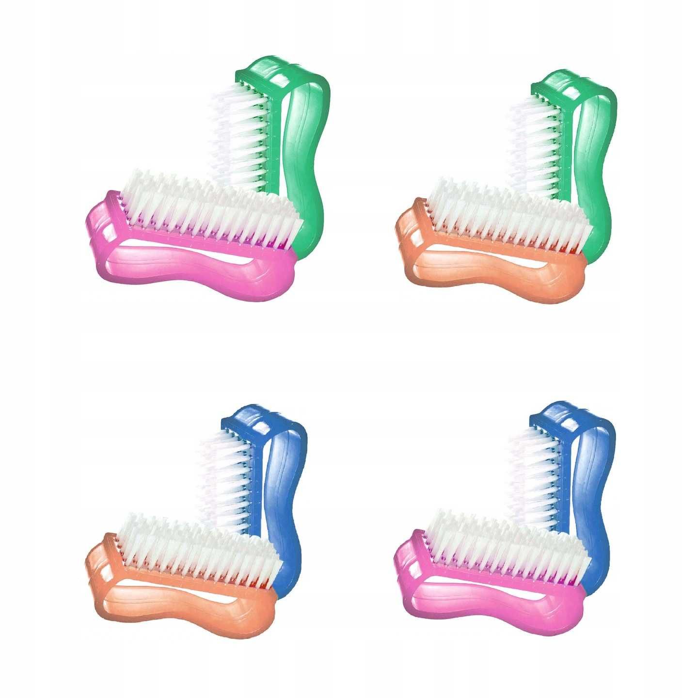 2 x uniwersalna szczoteczka do rąk paznokci kolory szczoteczki