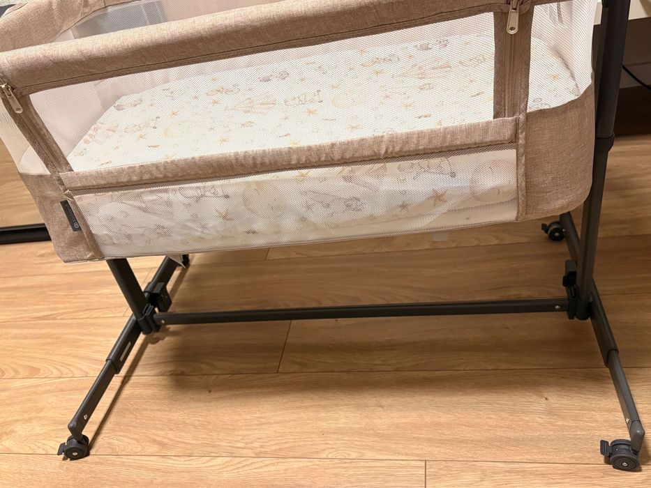 Łóżeczko dostawne NESTE UP 2 Kinderkraft beżowe