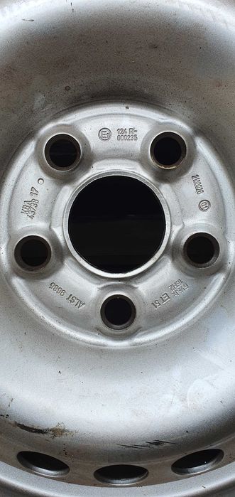 Felga stalowa z oponą VW T5, Koło zapasowe 16 cali