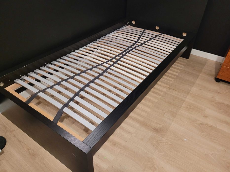 MALM Rama łóżka, czarna 90x200 cm plus stelaż - transport gratis !