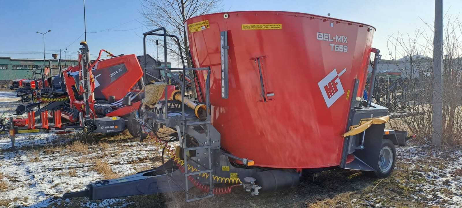 Wóz paszowy Bel-Mix Metal-Fach T 659 Obniżony - Paszowóz  10 m3