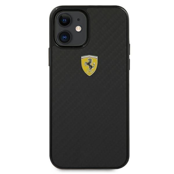 Etui Ferrari Hardcase On Track Real Carbon dla iPhone 12 Mini 5,4"