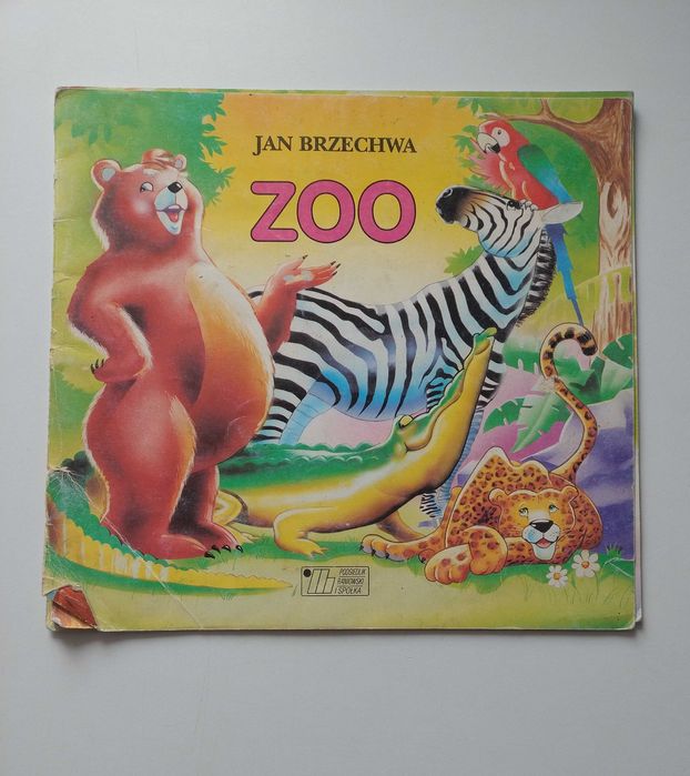 ZOO Jan Brzechwa książka książeczka dla dzieci vintage PRL