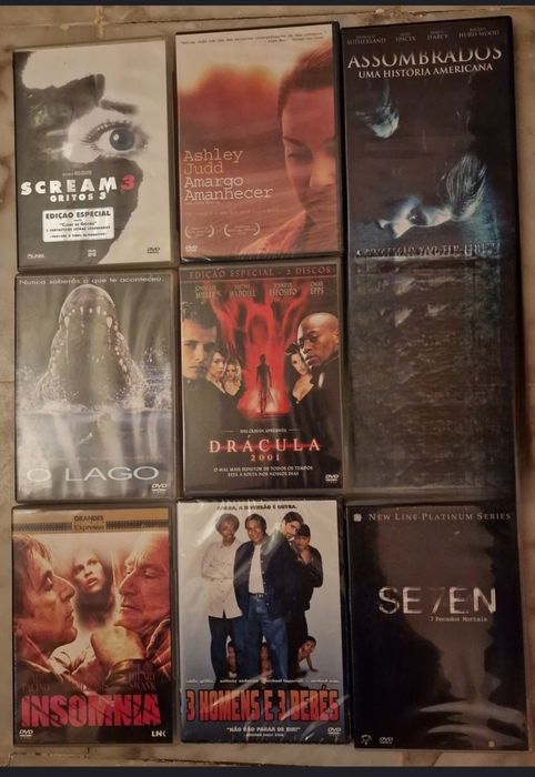 Conjunto de 8 Filmes - DVDs