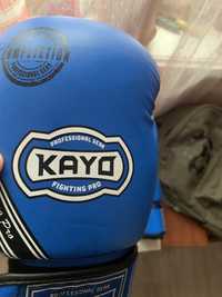 Боксерські рукавиці KRBG -162 BLU leather-12 12oz синій