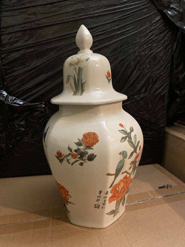 Jarrão jarro Alfe Portugal cerâmica louça padrão japonês chinês