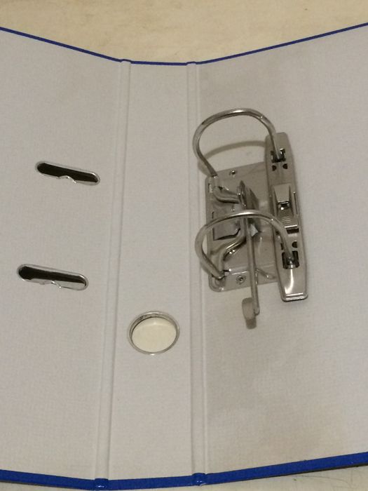 папка, бокс,твёрдая, болшая, для файлов, синяя