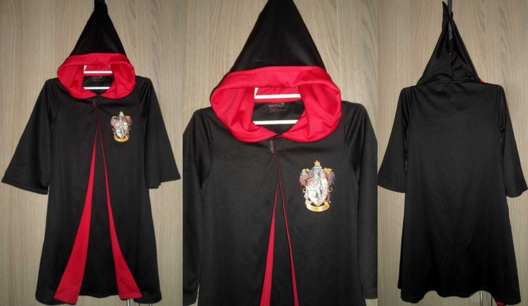 Мантия плащ Gryffindor Гарри Поттер 3-5-7 лет рост 98-110-122 см