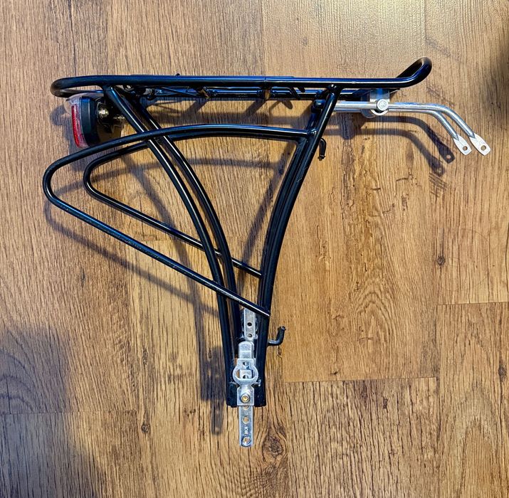 Bagażnik rowerowy aluminiowy w super stanie