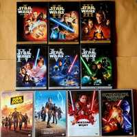 Gwiezdne wojny - zestaw 10 DVD/I-VI +4 filmy Star Wars