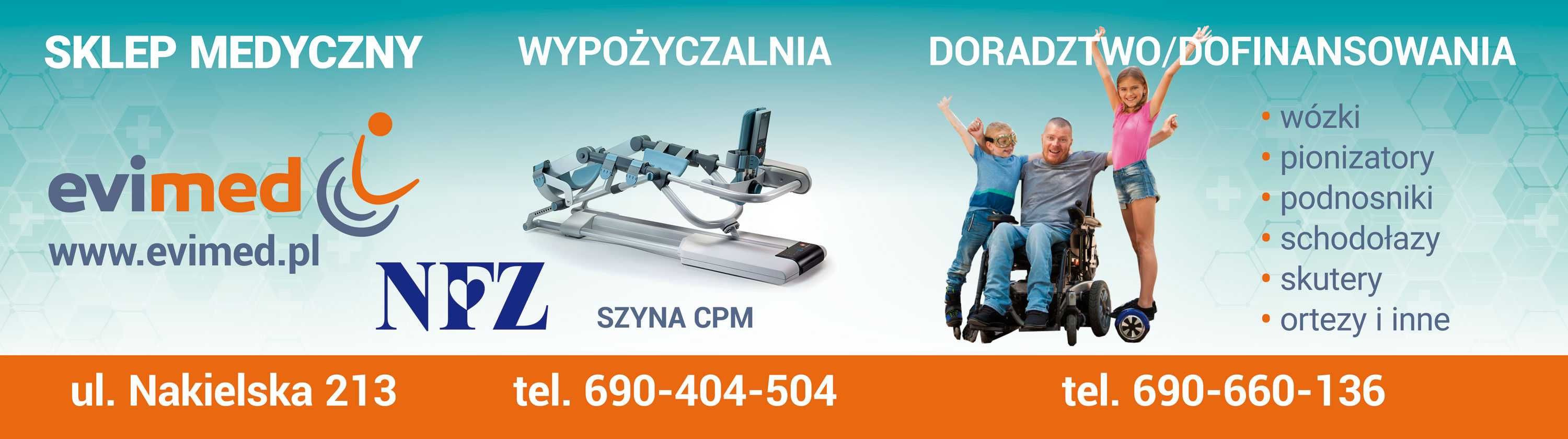 SZyna CPM do rehabilitacji kolana