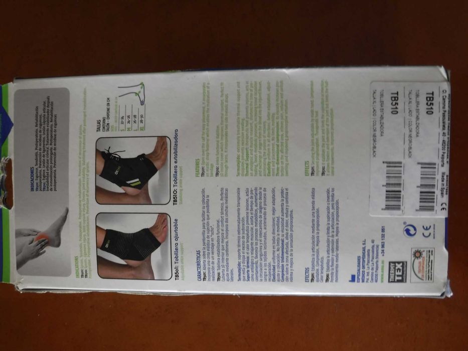 Tornezeleira Estabilizadora Pé elástico Emo Ottec Homem - Nova